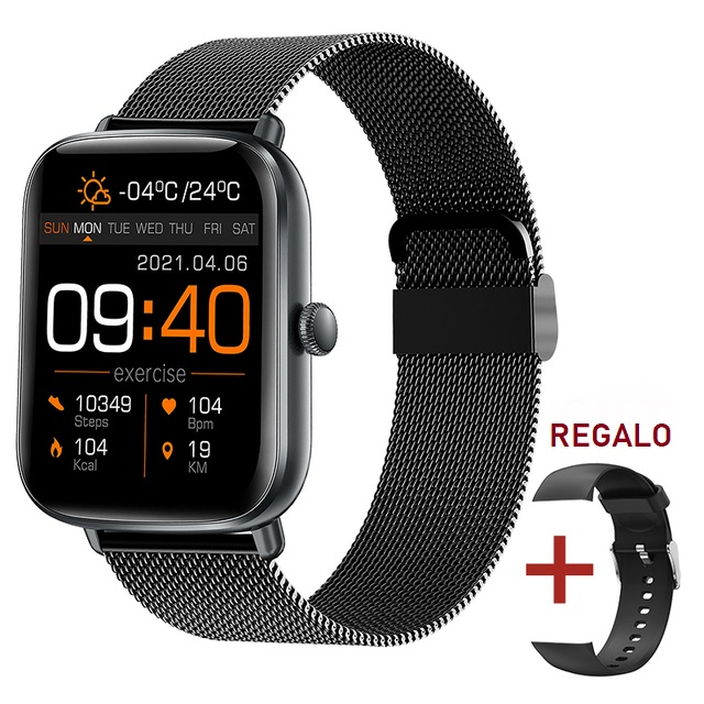 Smartwatch best sale mujer negro